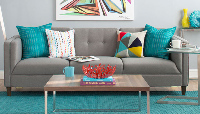 Wayfair hot sale teal pillows